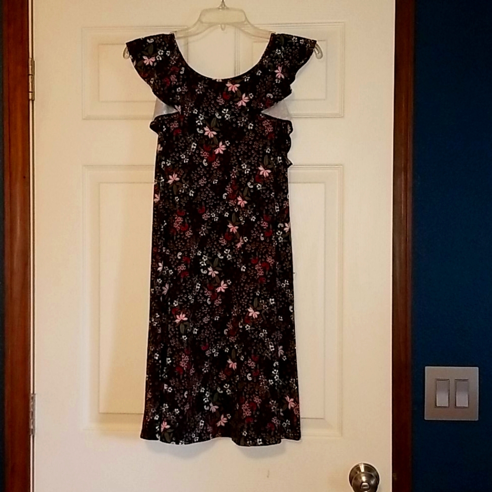 Loft Garden Ruffle Swing Dress